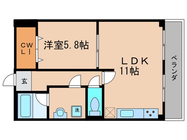 大丸ソイビルの物件間取画像